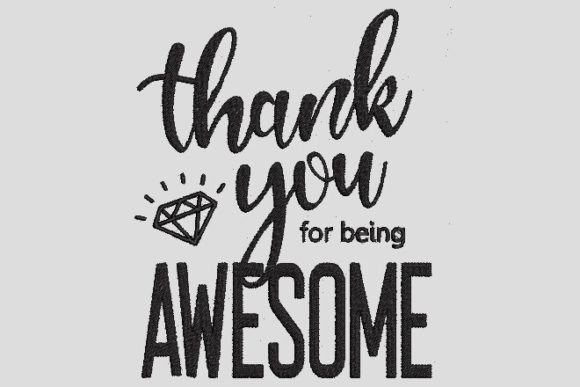 Review: Thank You for Being Awesome Sweatshirt Design