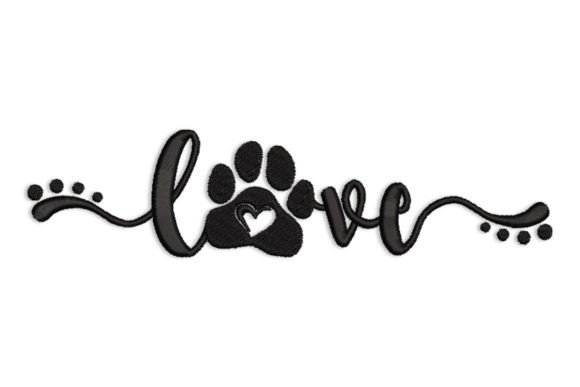 Reviewing Love with Paw Print and Heart for Real Projects
