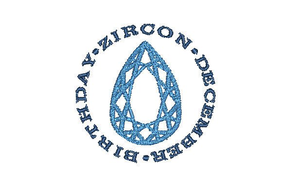Reviewing Zircon Faceted Pear for December Birthdays